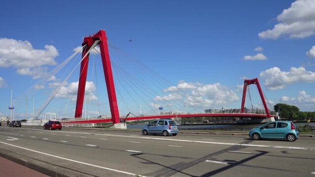 Willemsbrug bridge, Rotterdam, Netherlands