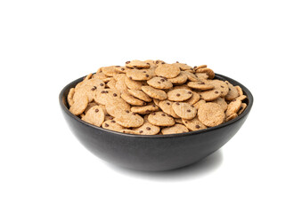 Chocolate Corn Flakes for Breakfast, Brown Choco Dot Cereals