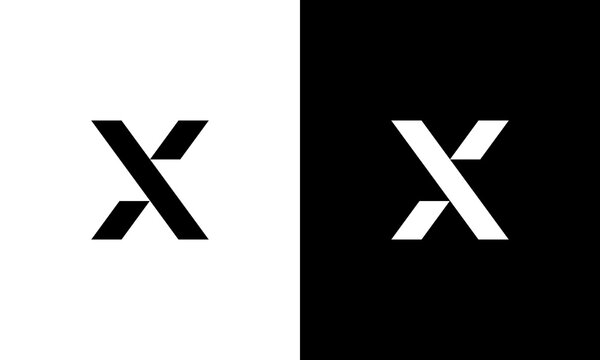 X logo Black and White Stock Photos & Images - Alamy