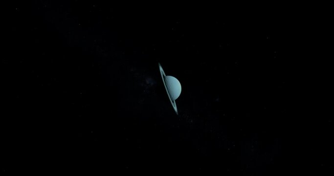 Uranus planet in the outer space