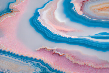 abstract background, pink marble with gold glitter veins, fake stone texture, painted artificial marbled surface. Fluid Art. 3D rendering