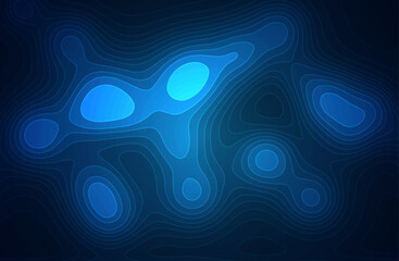 Abstract topographic contour in lines and contours