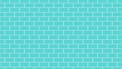 green tosca wall brick seamless pattern template design