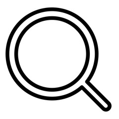 Icon Magnify With Style Outline