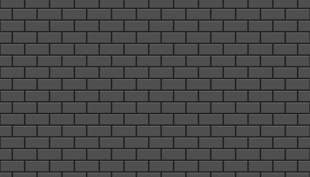 dark grey wall brick seamless pattern template design