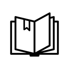 Open Book Icon Vector On Trendy Design.
