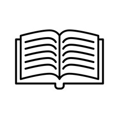 Open Book Icon Vector On Trendy Design.