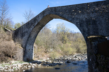 Antico ponte romanico di lugagnano
