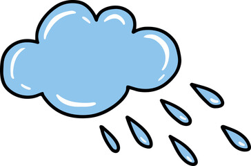 Blue cloud Illustration
