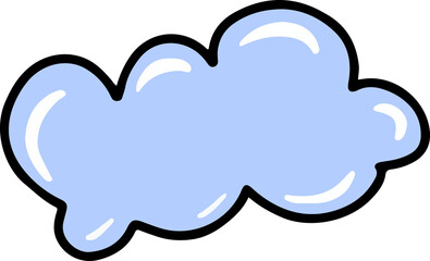 Blue cloud Illustration