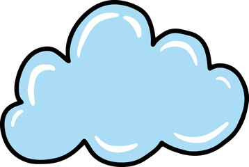 Cloud icon Illustration
