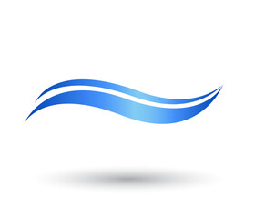 swoosh logo. Abstract Swoosh Logo Design Template