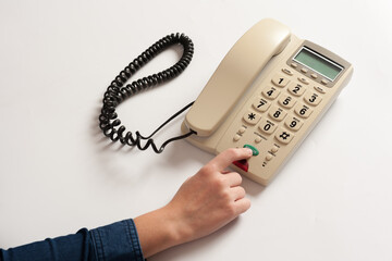 dialing phone number