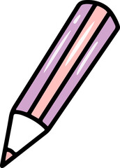 stationery pencil clip art illustration

