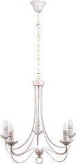 Pendant Light Set Isolated on white background. Modern chandelier isolated on background
