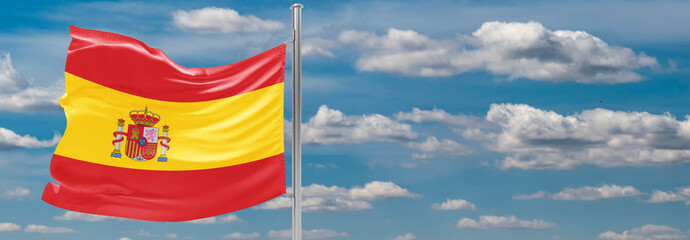 The national flag of Spain (Spanish: Bandera de España), as it is defined in the Constitution of 1978