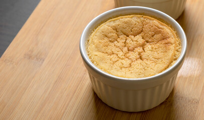 citrus souffle with lemon lime and oranges