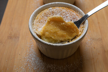 citrus souffle with lemon lime and oranges