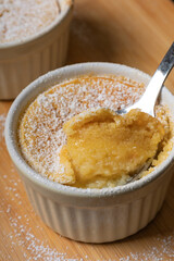 citrus souffle with lemon lime and oranges