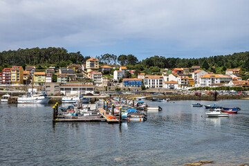 Fototapeta na wymiar The fishermen village of Camarinas in Galicia, Spain