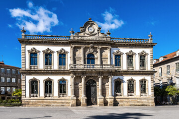 Fototapeta na wymiar City hall of Pontevedra city, Galicia, Spain. It was designed by Alejandro Rodriguez Sesmeros
