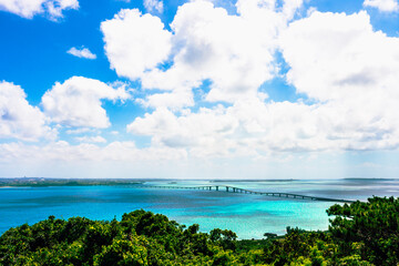 Okinawa Miyakojima sea and sky