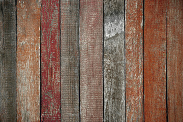 Colorful wooden board. Old background