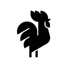 Rooster Logo. Icon design. Template elements