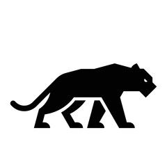 Panther Logo. Icon design. Template elements