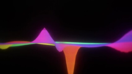 Colorama Audio Animation Lines Background