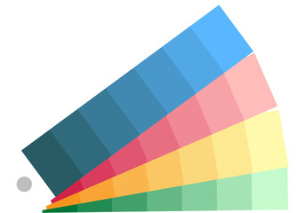 Icon color palette ui kit for web design and developer.