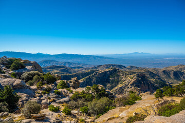 Obraz premium An overlooking view of Tucson, Arizona