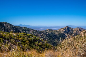 An overlooking view of Tucson, Arizona