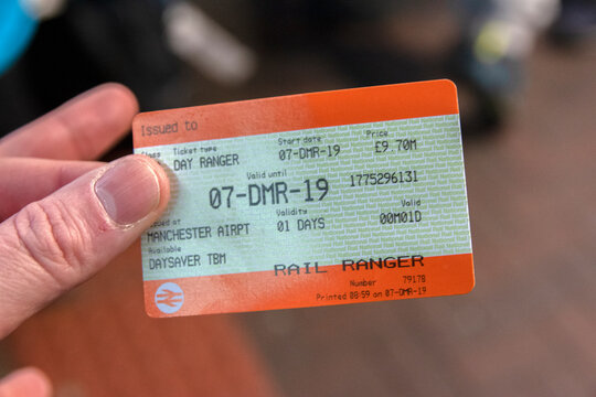 Transport Ticket For The Greater Manchester At Manchester England 2019