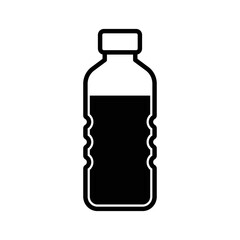 water bottle icon vector design template in white background
