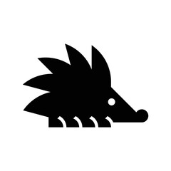 Hedgehog Logo. Icon design. Template elements