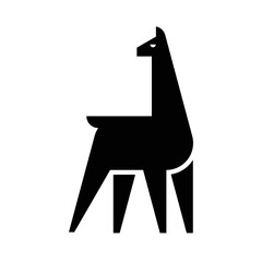 Llama Logo. Icon design. Template elements © Nataliia