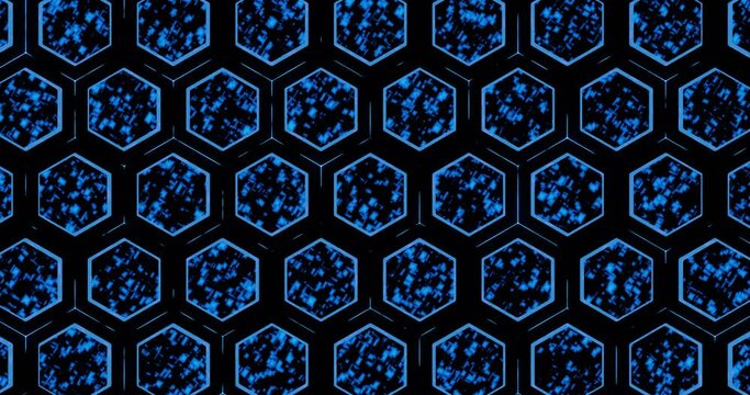 Colorful background, honeycombs, high tech, high resolution. High quality 4k footage