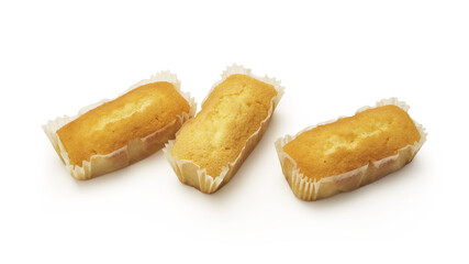 Plumcake group. isolated white background