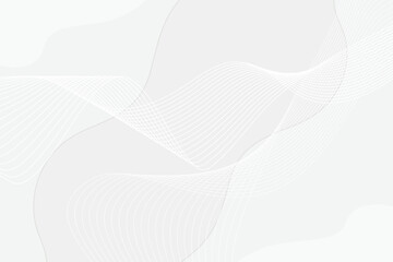 Abstract Wave line light white background. gradient gray color modern background
