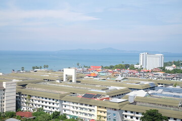 Fototapeta premium aerial view of beach