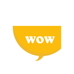 Wow! phrase. design element