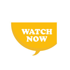 Watch now on doodle speech bubble