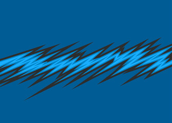 Obraz premium Simple background with blue gradient spike line pattern
