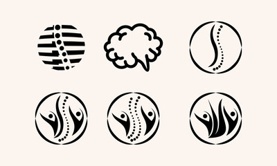 set of health logo