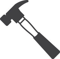 hammer illustration in minimal style
