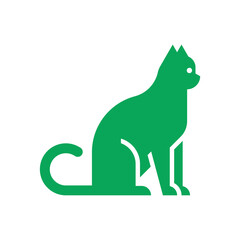 Cat Logo. Icon design. Template elements