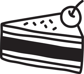 Hand Drawn cupcakes illustration