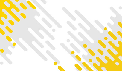 Abstract pattern yellow and gray Rounded Lines Halftone Transition. on white background , vertical rounded stripes.