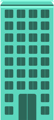 Illustrations flat design concept building city and tower. PNG